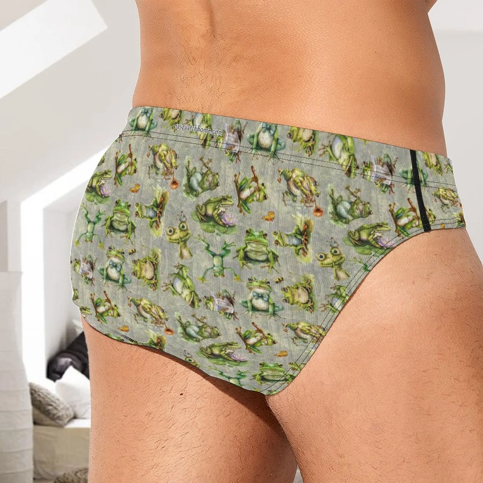 1 Animal (10) Designs Milk Silk Men's Briefs