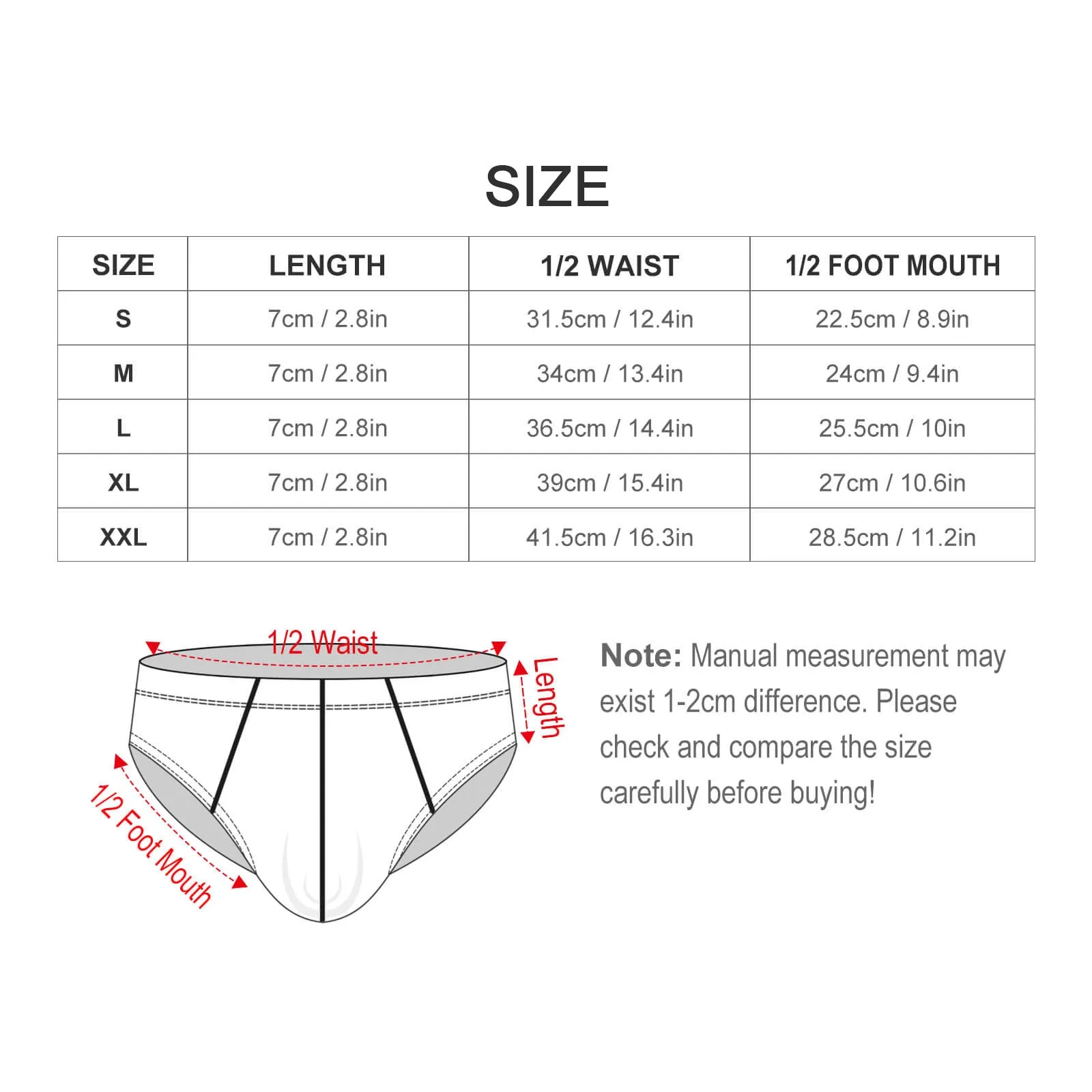 1 Animal (10) Designs Milk Silk Men's Briefs