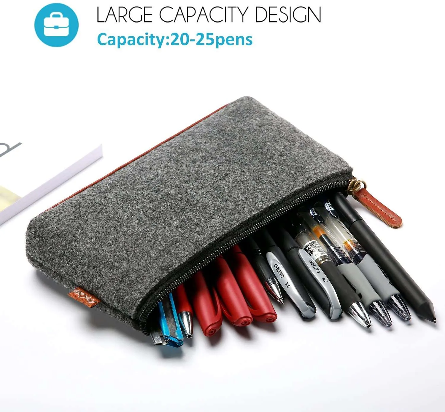(2 Pack) Felt Pencil Bag | ProCase