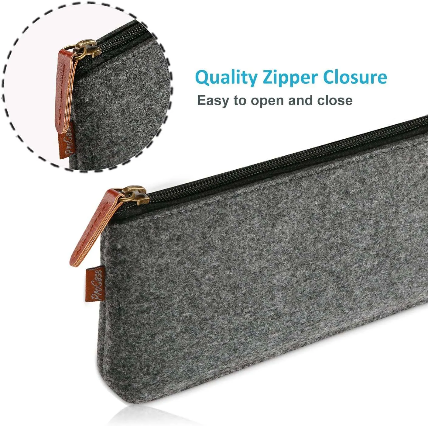 (2 Pack) Felt Pencil Bag | ProCase