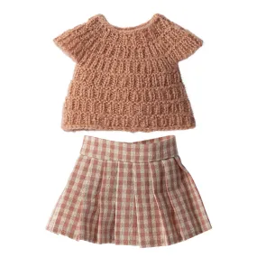 2024 Maileg Bunny Knitted Shirt & Skirt | Size 3
