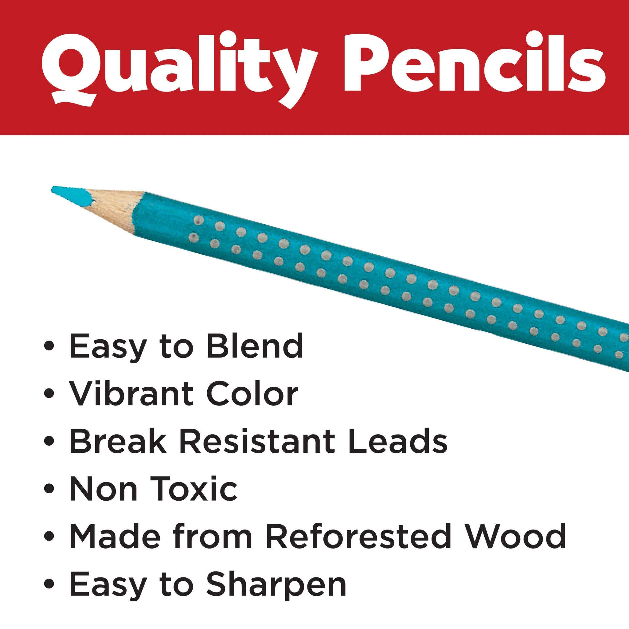 24 Grip Colored EcoPencils - #9121024