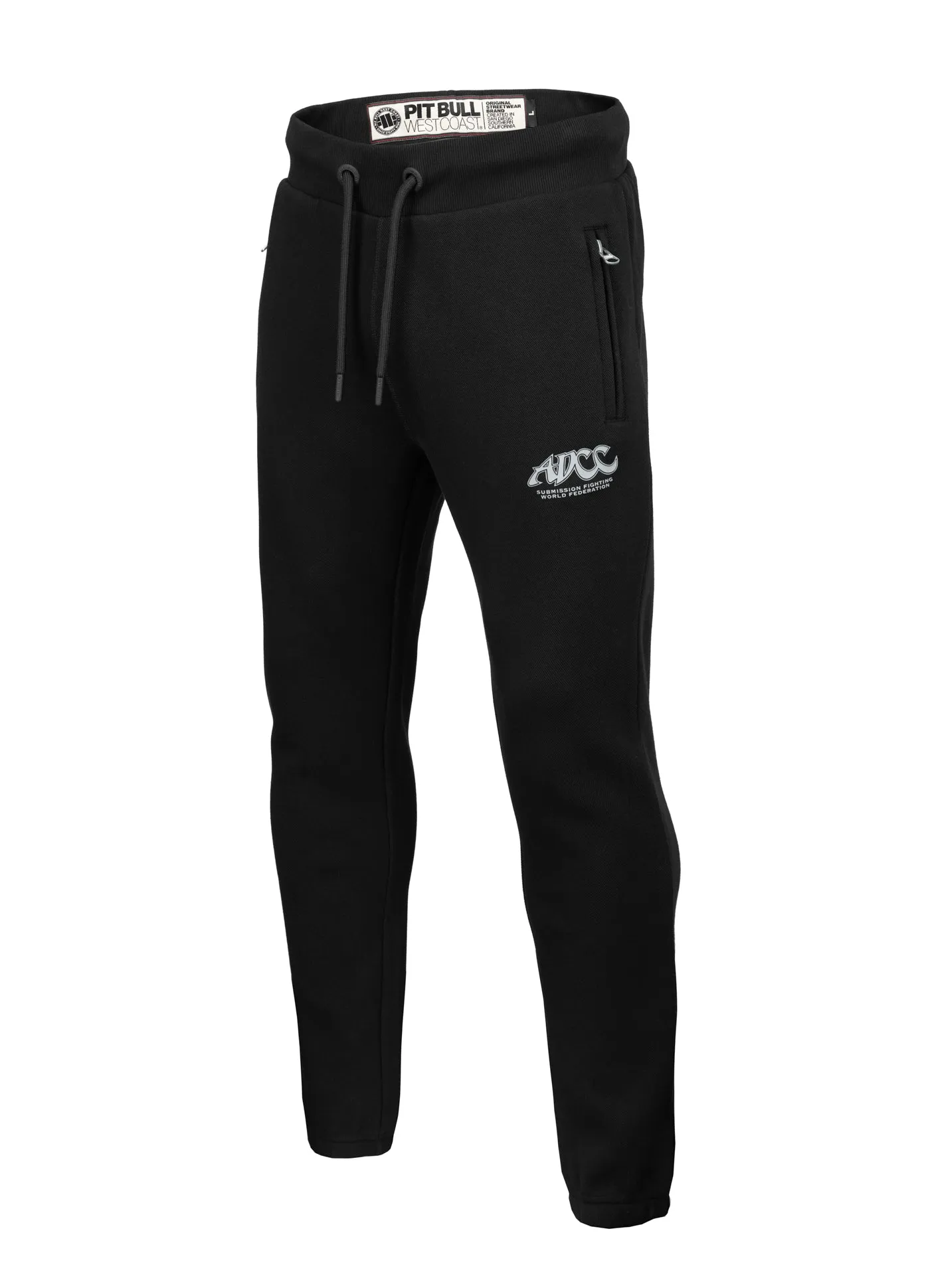 ADCC PREMIUM PIQUE BLACK JOGGERS