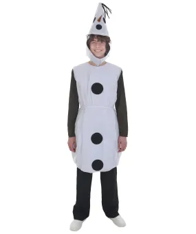 Adult Men's Snowman Holiday 3 Pc Costume | Multi Color Halloween Costumes
