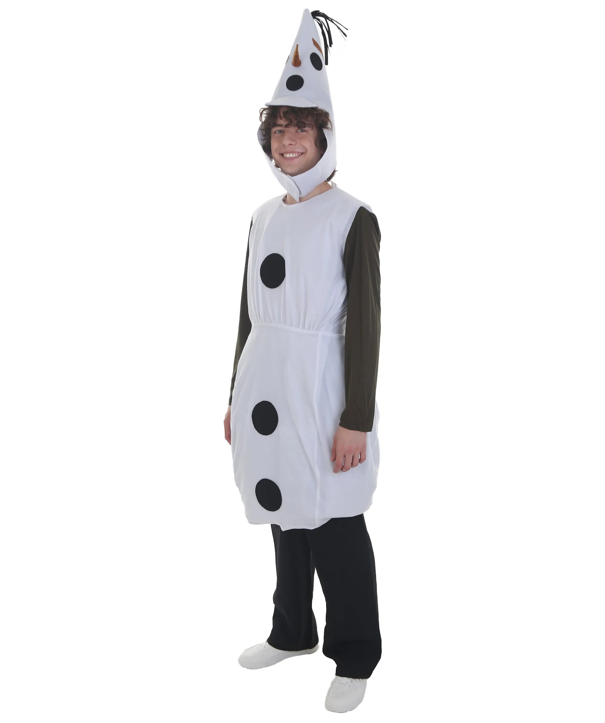 Adult Men's Snowman Holiday 3 Pc Costume | Multi Color Halloween Costumes