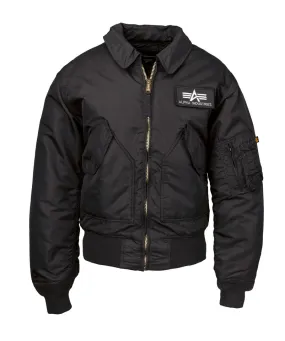 Alpha Industries CWU 45/P Flight Jacket Black