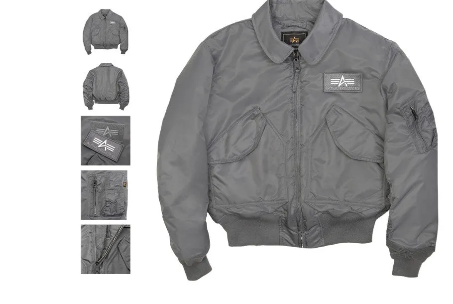 Alpha Industries CWU 45/P Flight Jacket Black