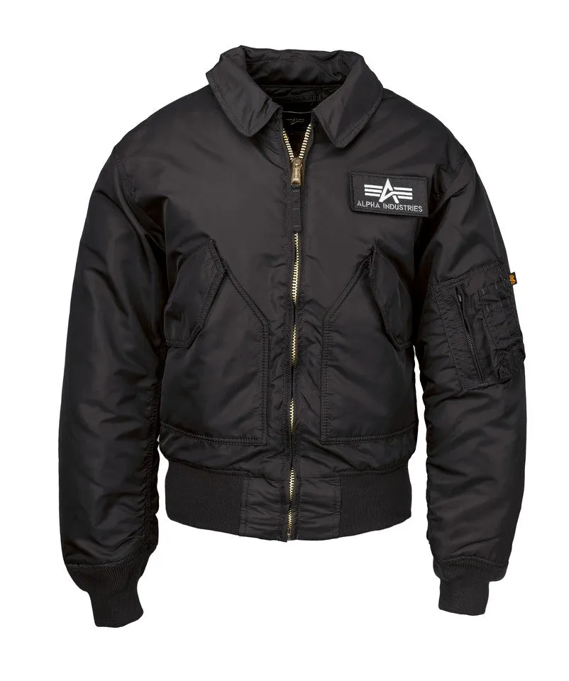 Alpha Industries CWU 45/P Flight Jacket Black