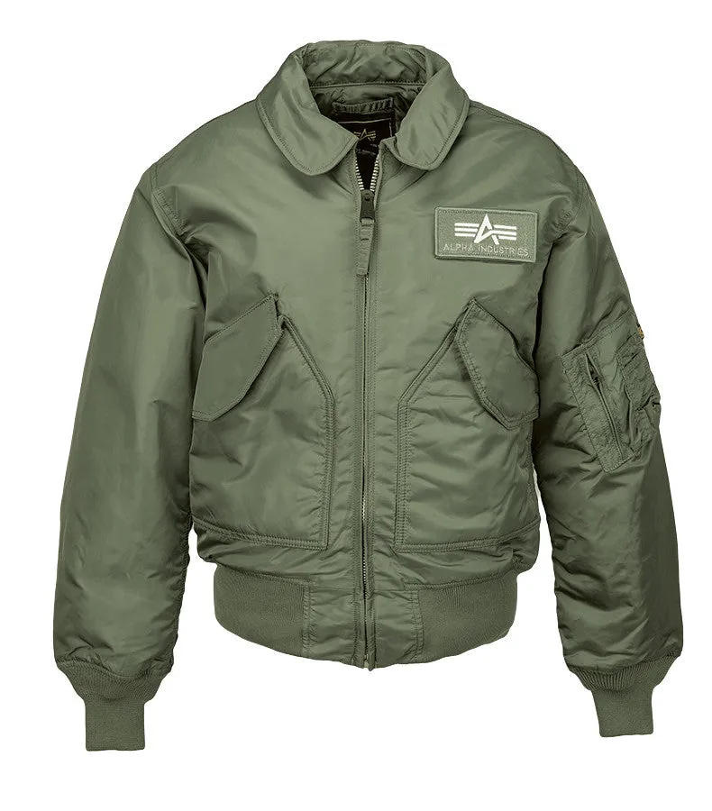 Alpha Industries CWU 45/P Flight Jacket Black