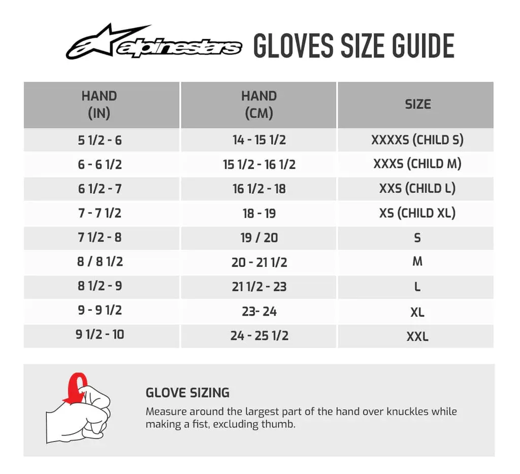 Alpinestars Tempest S v2 Youth Waterproof Karting Gloves