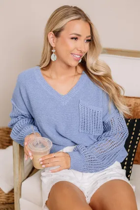 An Open Book Knit Sleeve Top