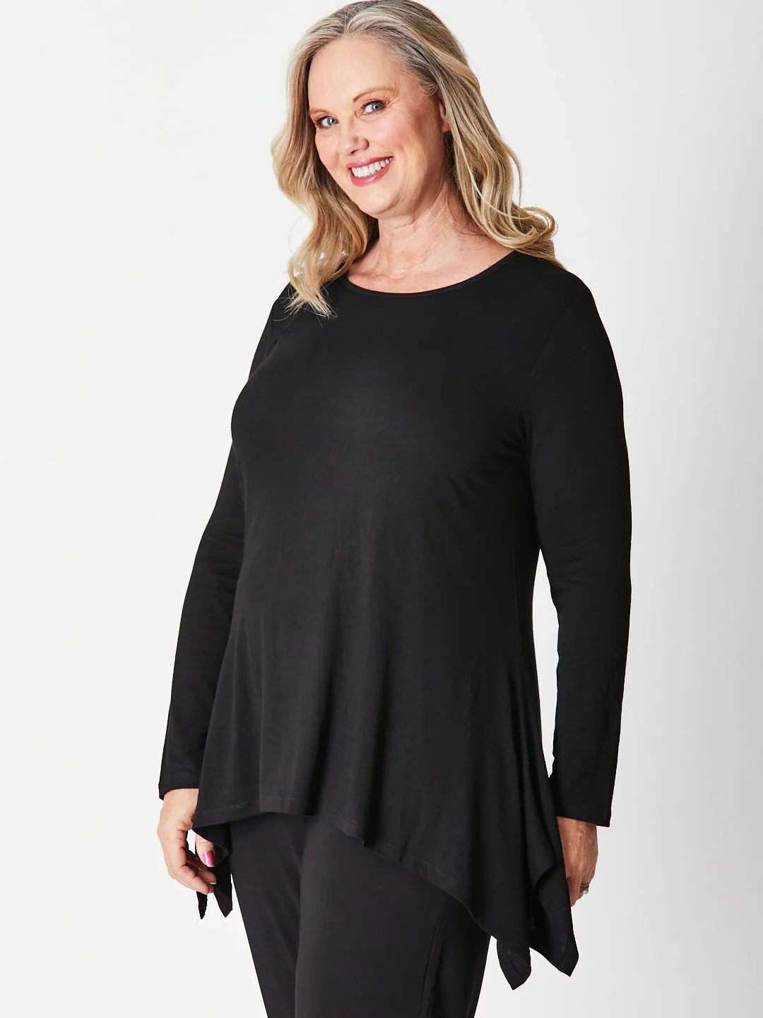 Andrea Winter Warmer Top - Black 26791-Sw