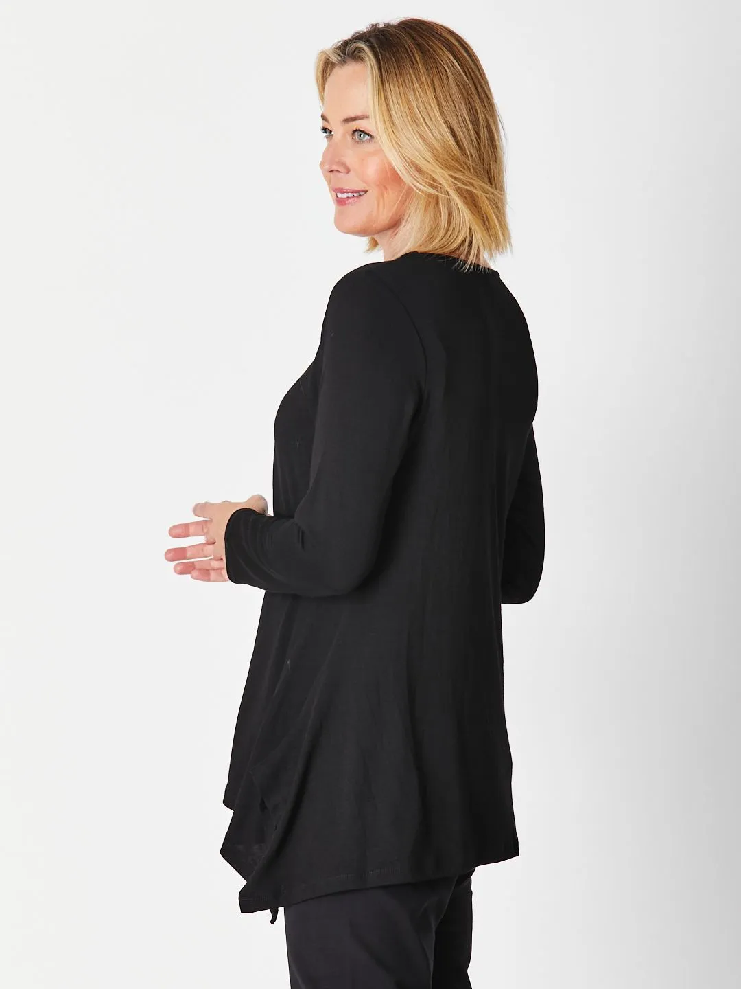 Andrea Winter Warmer Top - Black 26791-Sw