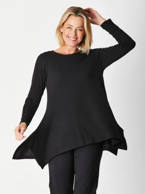 Andrea Winter Warmer Top - Black 26791-Sw
