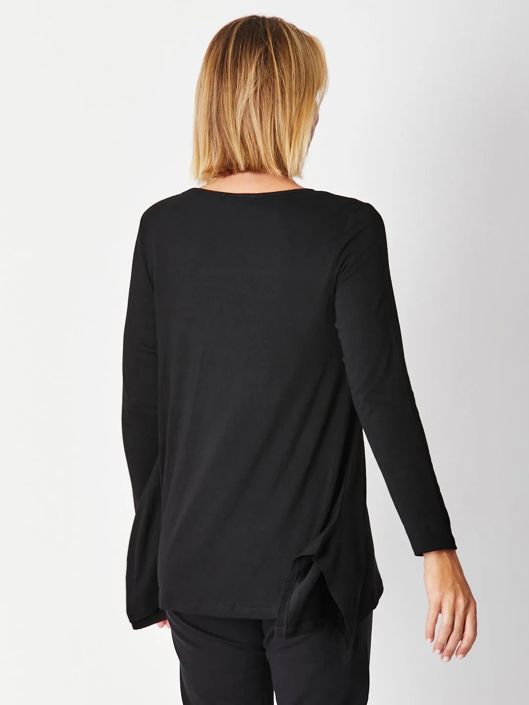 Andrea Winter Warmer Top - Black 26791-Sw