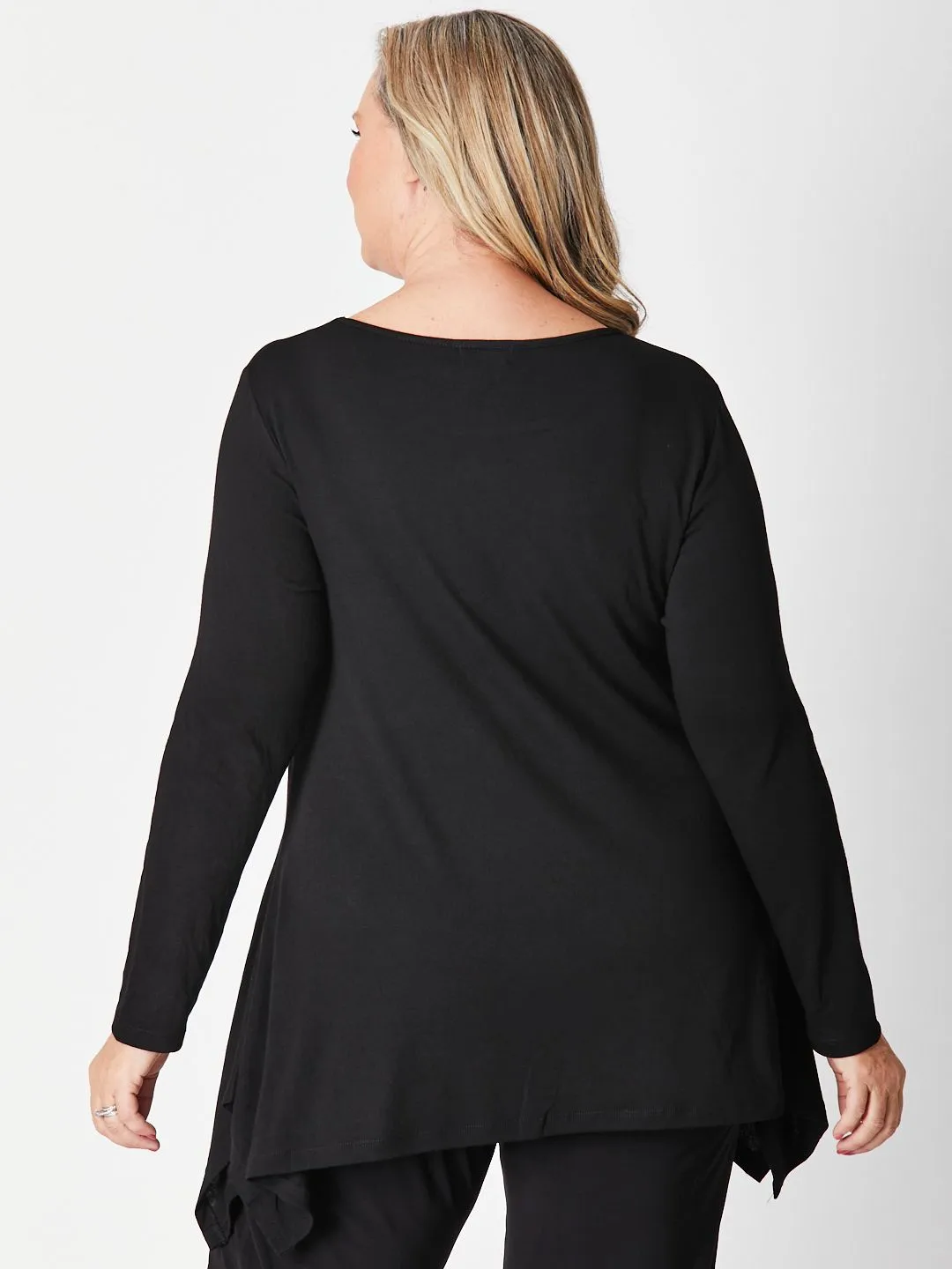 Andrea Winter Warmer Top - Black 26791-Sw