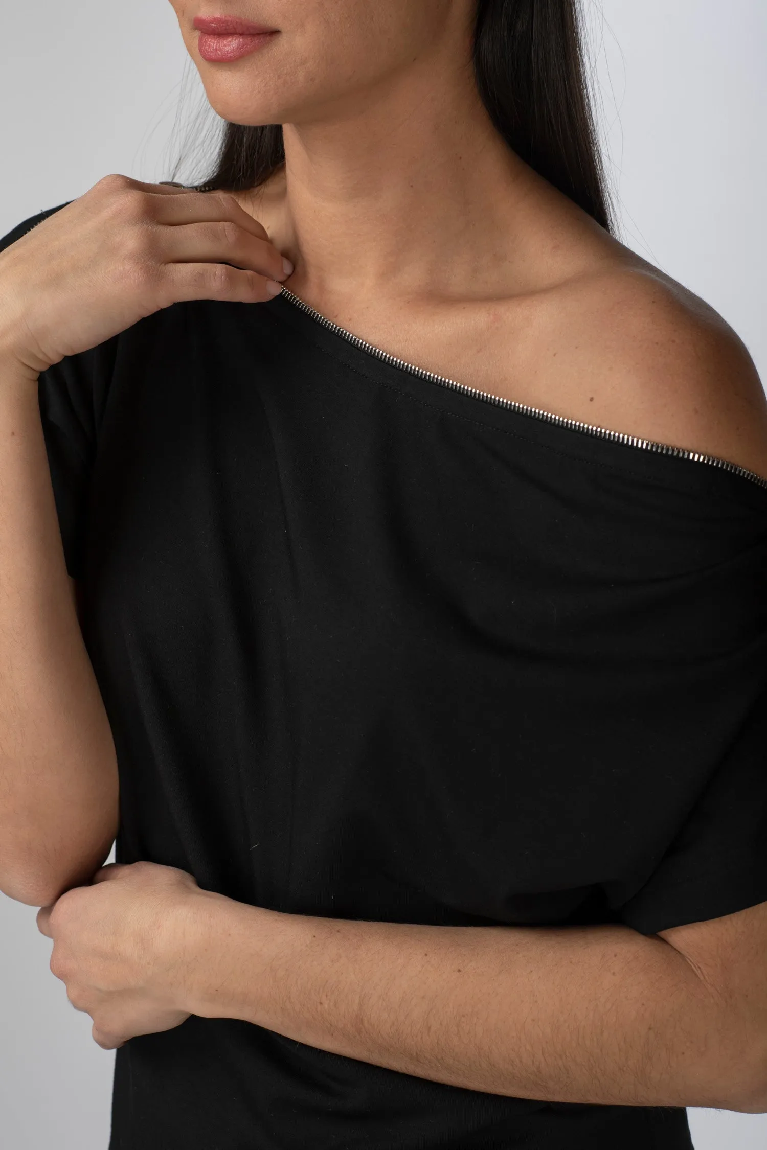Anguilla Tunic, Black
