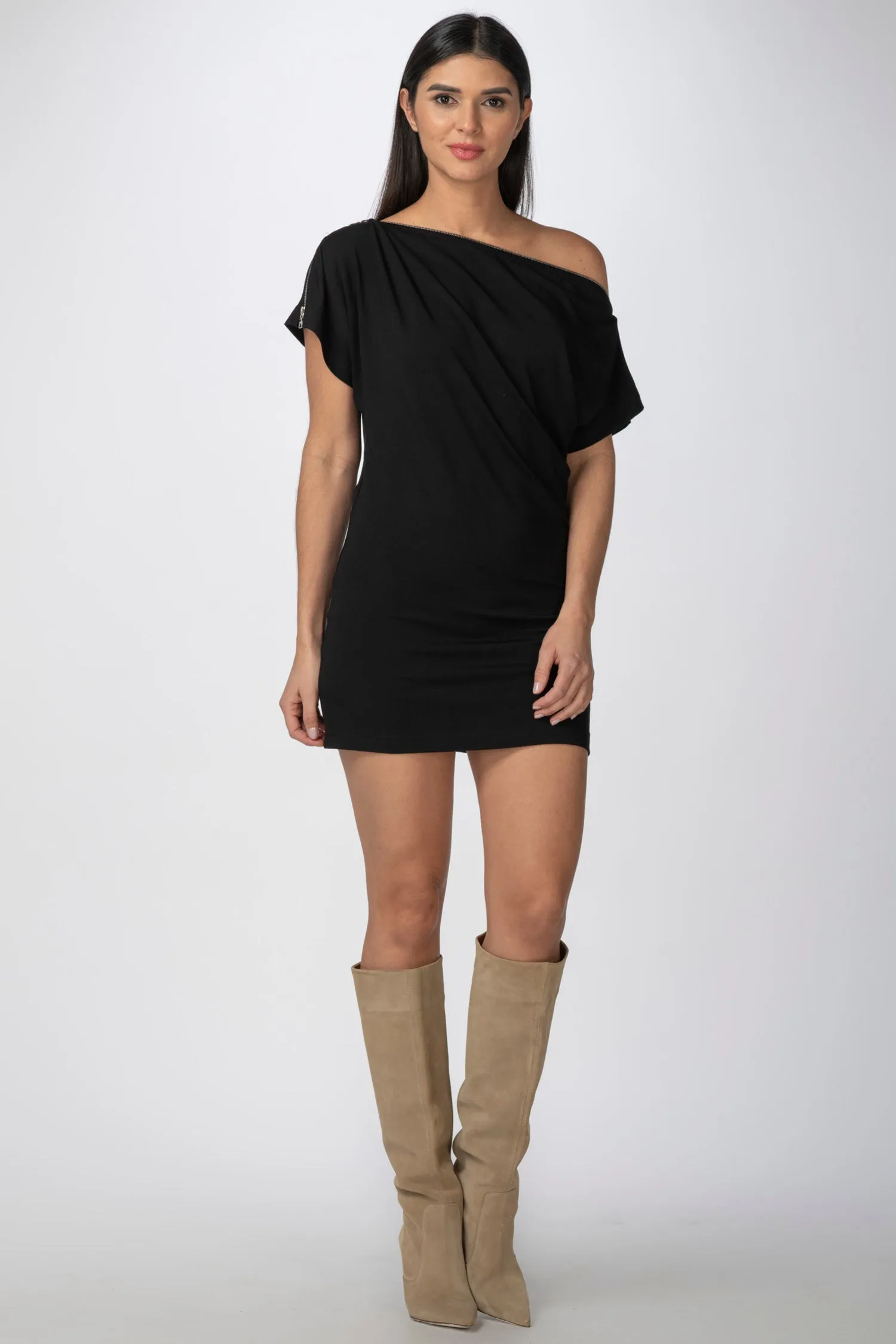 Anguilla Tunic, Black