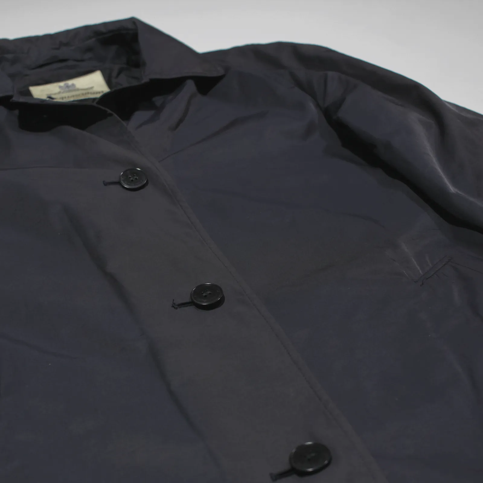 AQUASCUTUM Overcoat Coat Black Womens XL