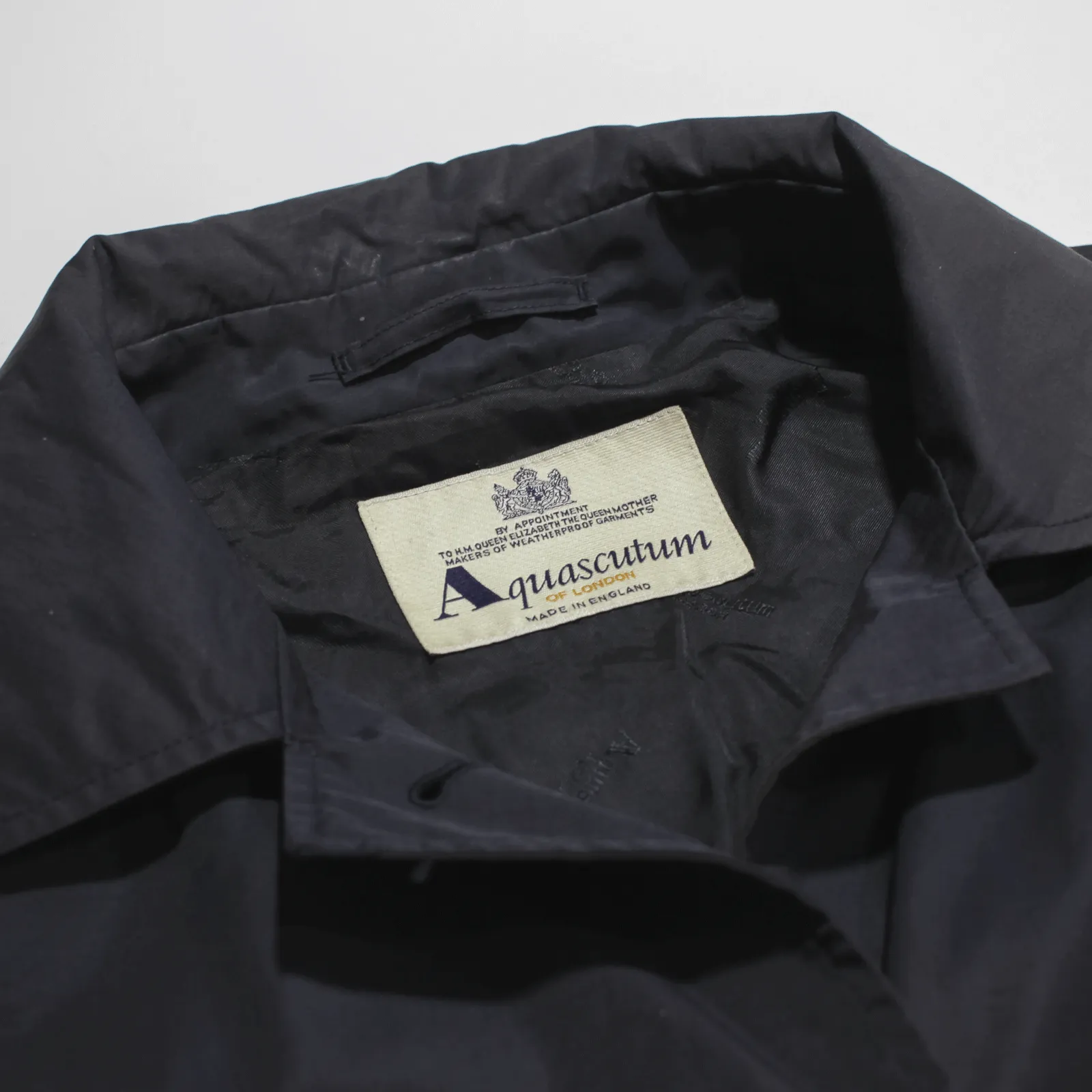 AQUASCUTUM Overcoat Coat Black Womens XL