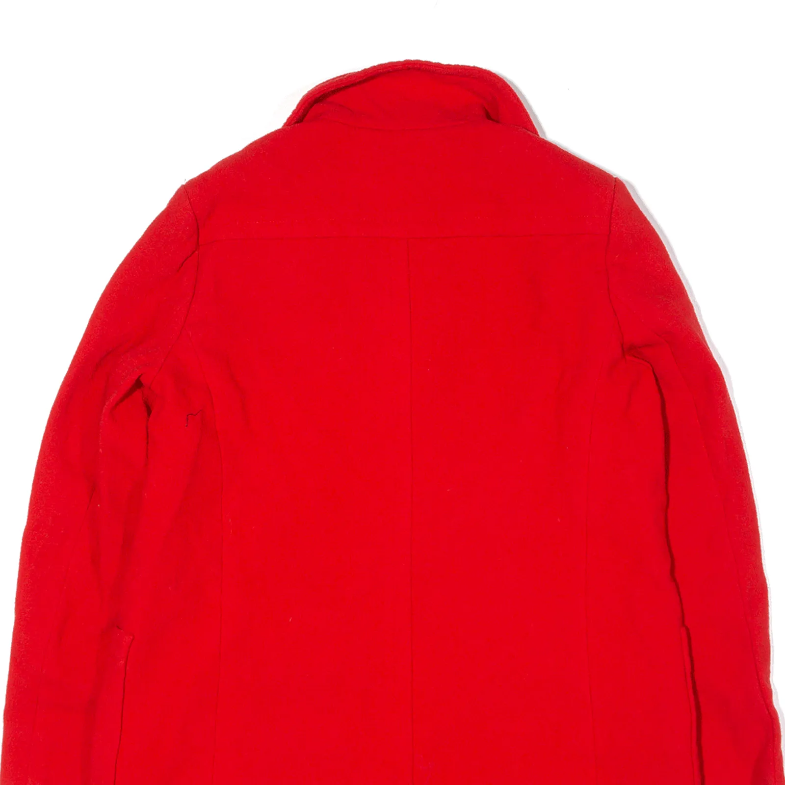 AQUASCUTUM Overcoat Coat Red Wool Womens UK 12