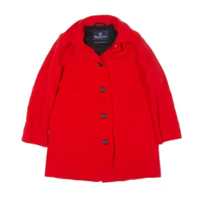 AQUASCUTUM Overcoat Coat Red Wool Womens UK 12