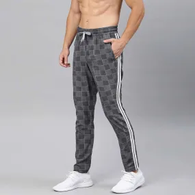 Archer & Finch Men's Check Design Strips Jogger Pants