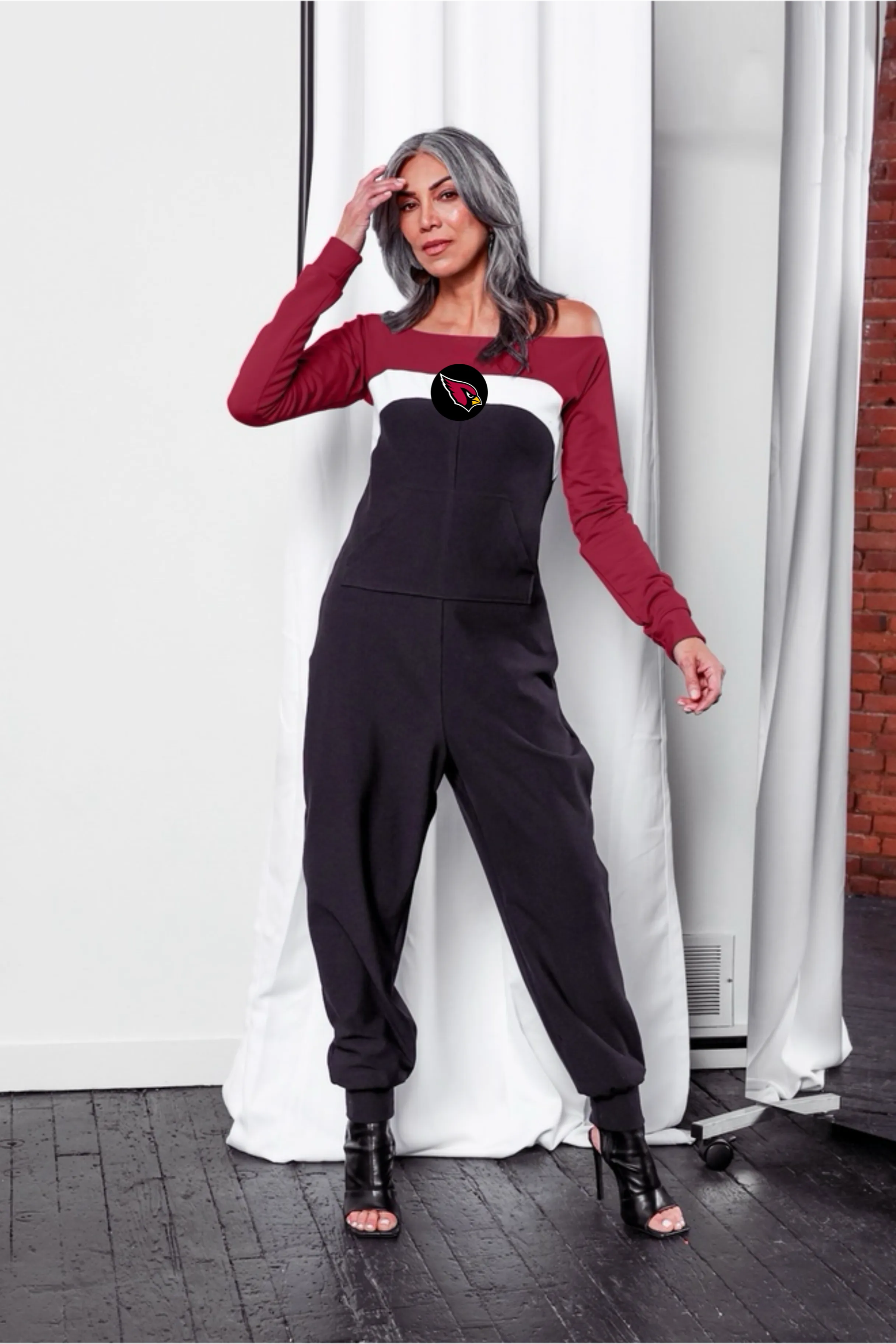 Arizona Cardinals Color Block Jumpsuit