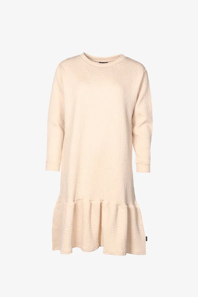 Aurelia Dress Wild Jacquard Light Beige