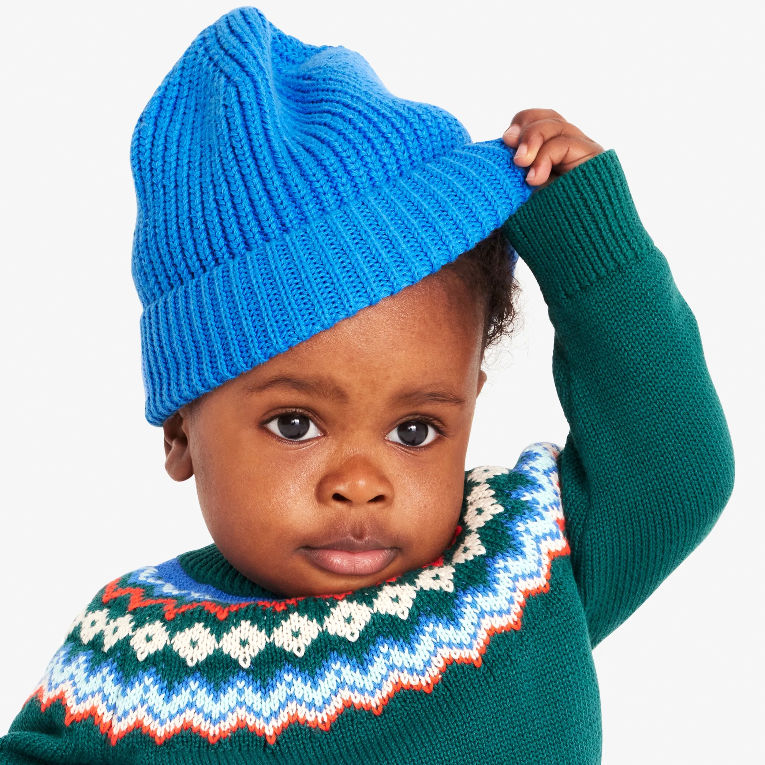 Baby cotton beanie