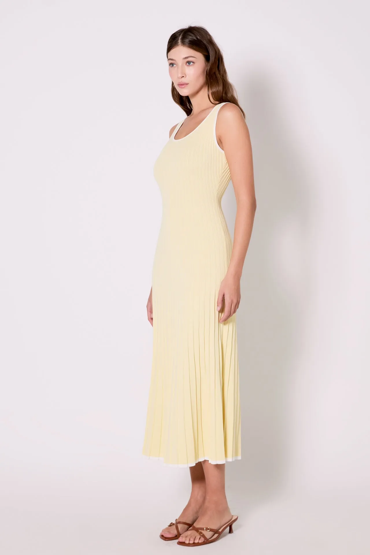 Bailee Ribbed Knit Sleeveless Maxi Dress