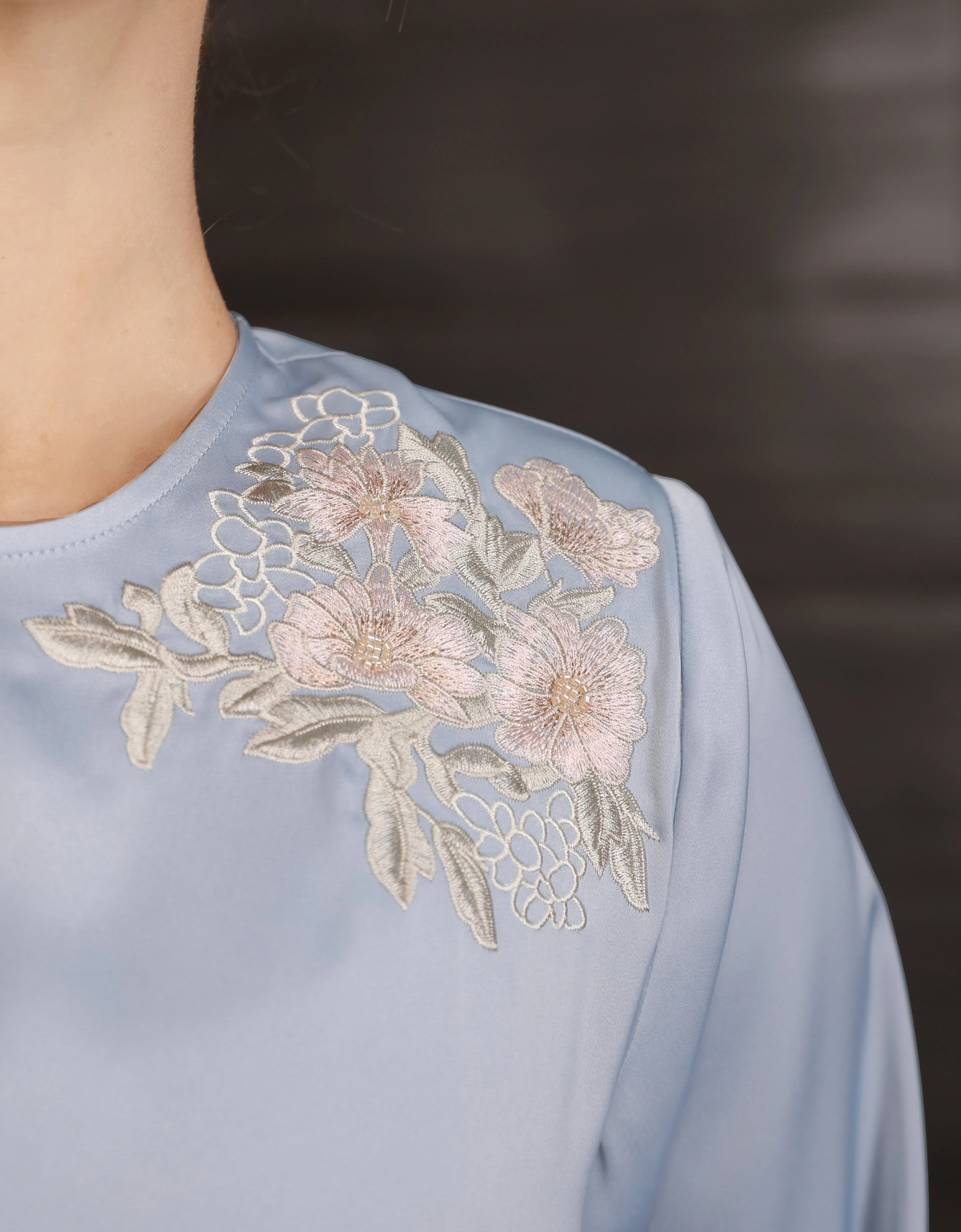 BAJU KURUNG KEDAH AIVEE (ARCTIC ICE)