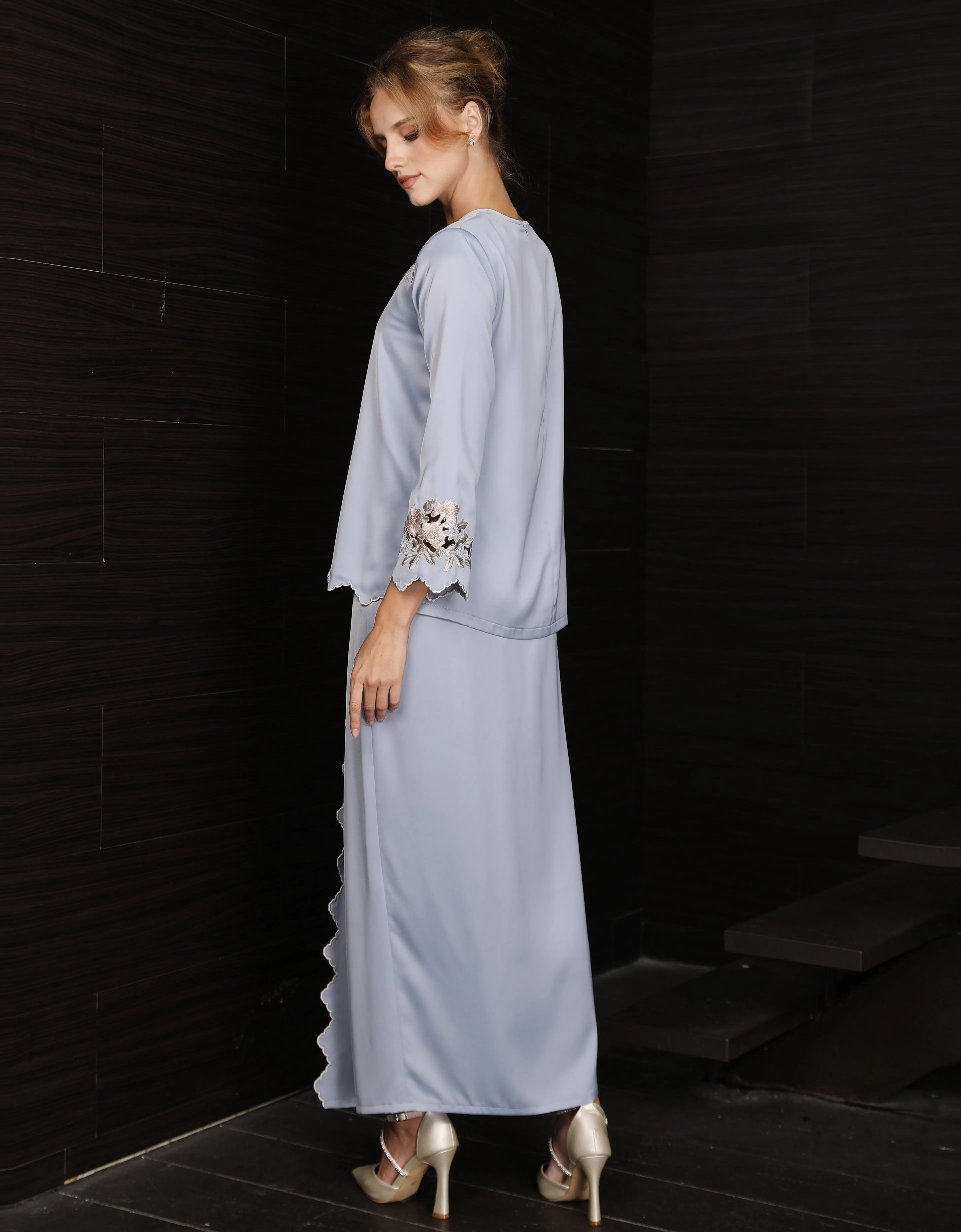 BAJU KURUNG KEDAH AIVEE (ARCTIC ICE)