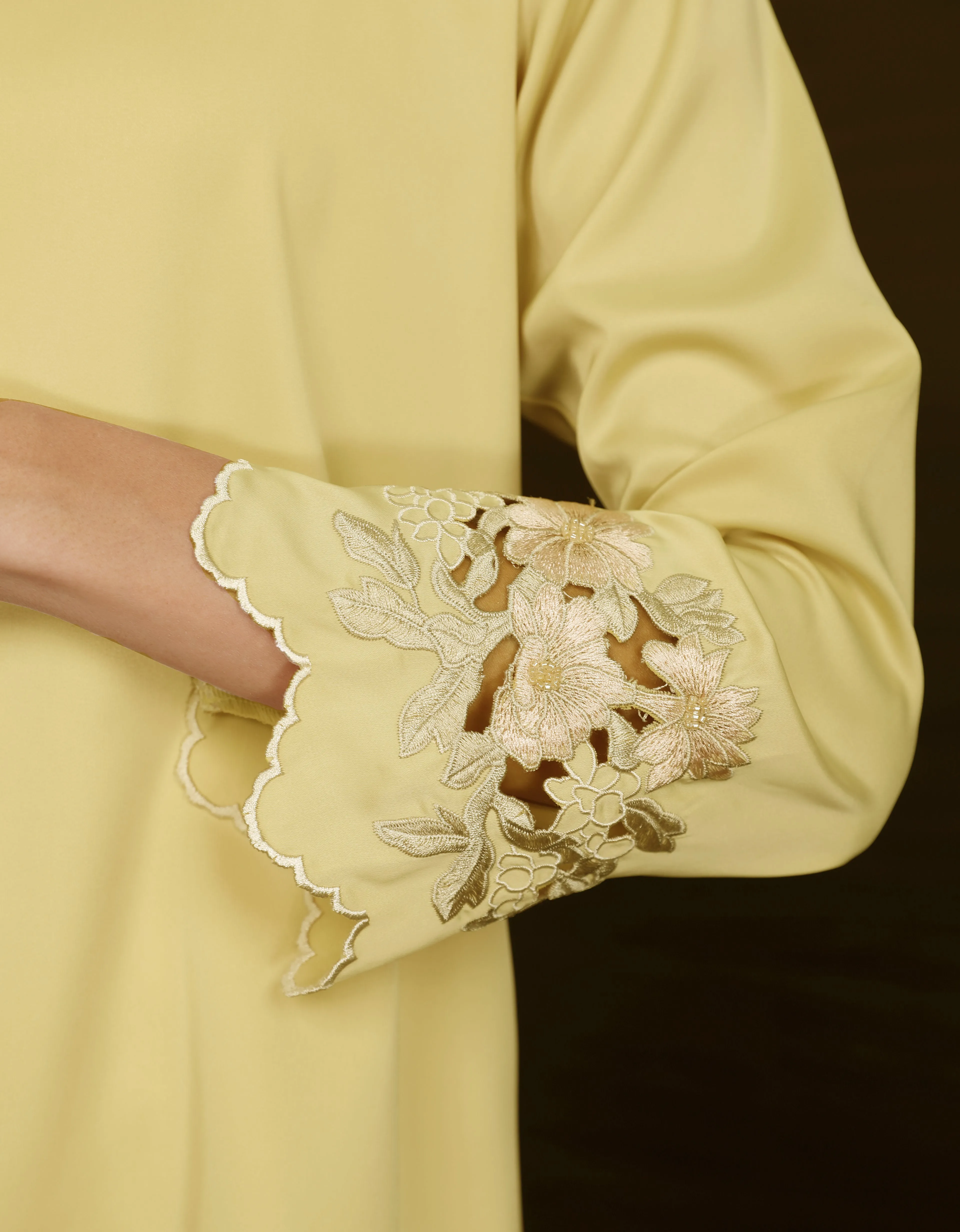 BAJU KURUNG KEDAH AIVEE (SWEET YELLOW)
