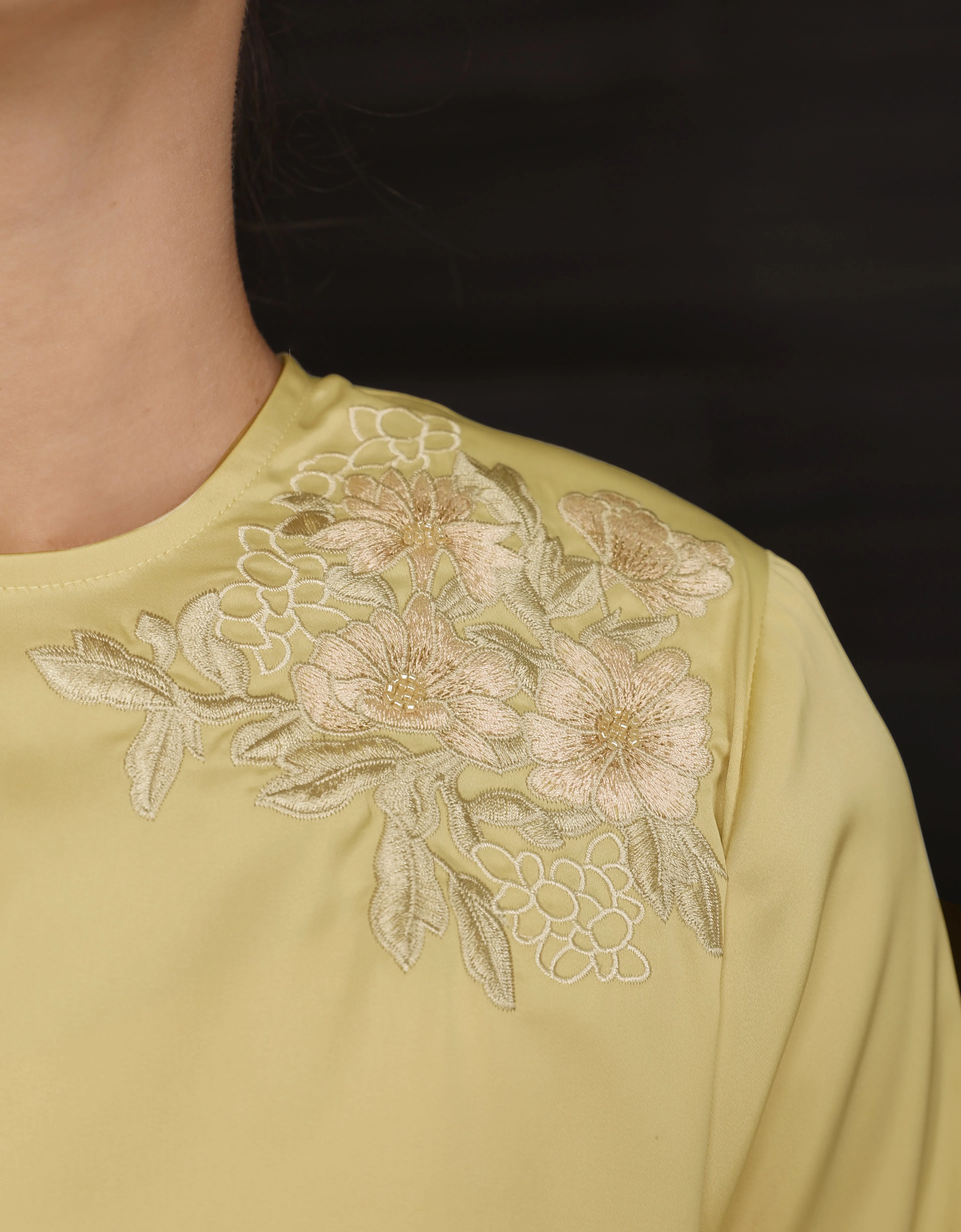 BAJU KURUNG KEDAH AIVEE (SWEET YELLOW)
