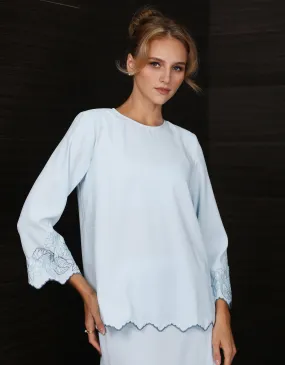 BAJU KURUNG KEDAH CHALINA (LIGHT BLUE)