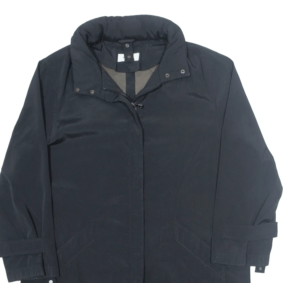 BALLY Womens Overcoat Jacket Black M