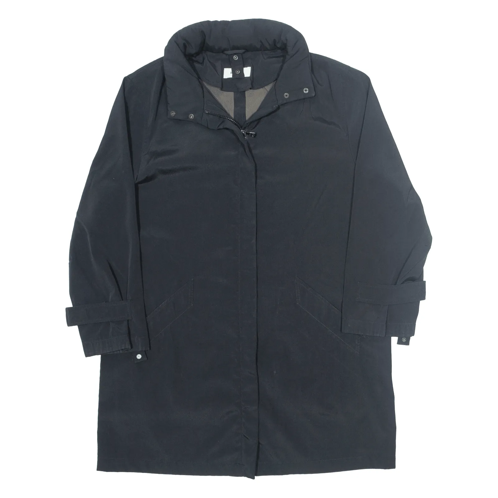 BALLY Womens Overcoat Jacket Black M