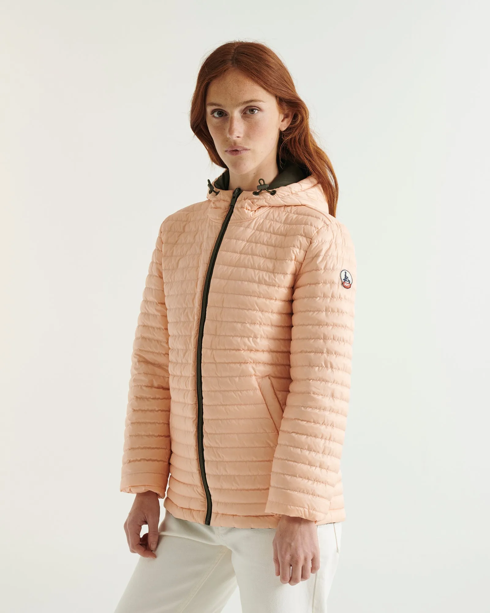 Bangkok 2.0 Ultralight reversible hooded winter jacket Army/Blush