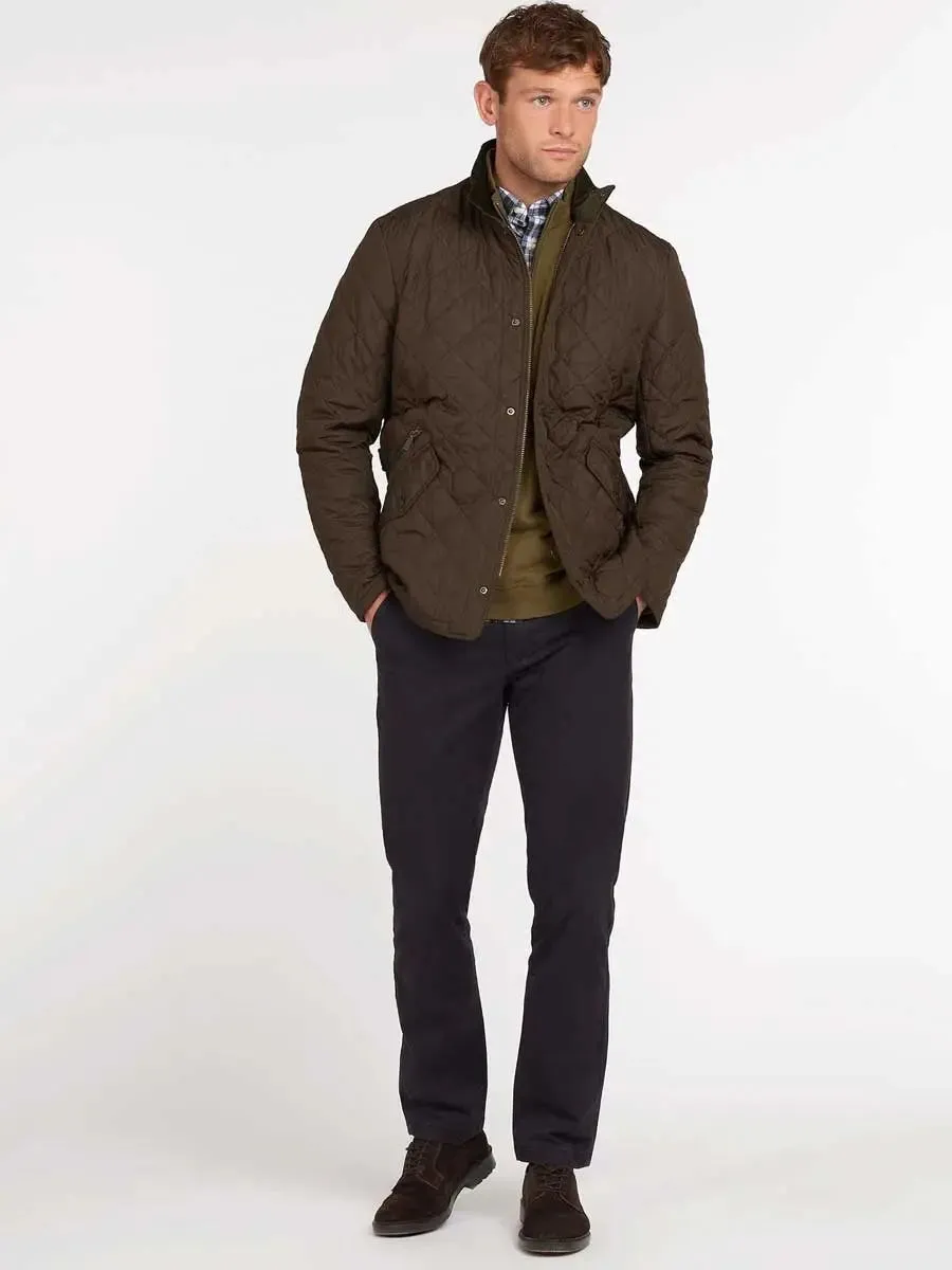 BARBOUR Chelsea Sportsquilt Jacket - Mens - Olive