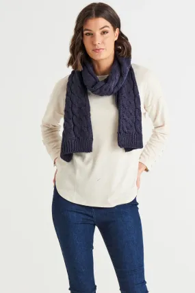 Betty Basics Thelma Scarf - Dark Navy