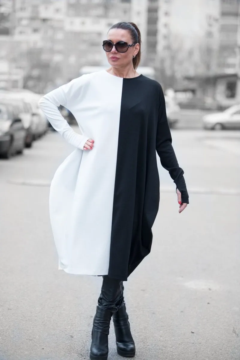 Black & White Cotton Tunic TAMARA