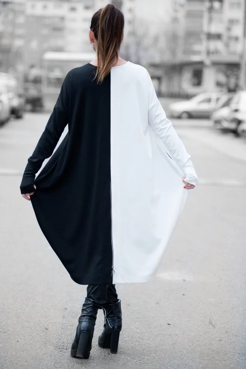 Black & White Cotton Tunic TAMARA