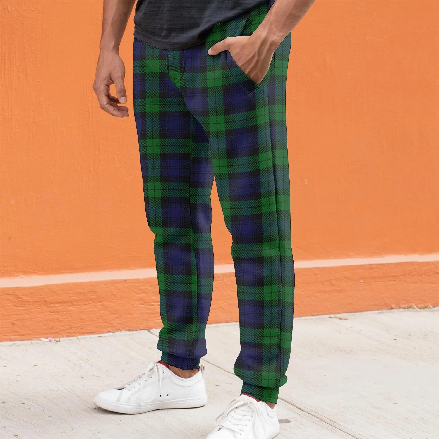 Black Watch Tartan Joggers Pants