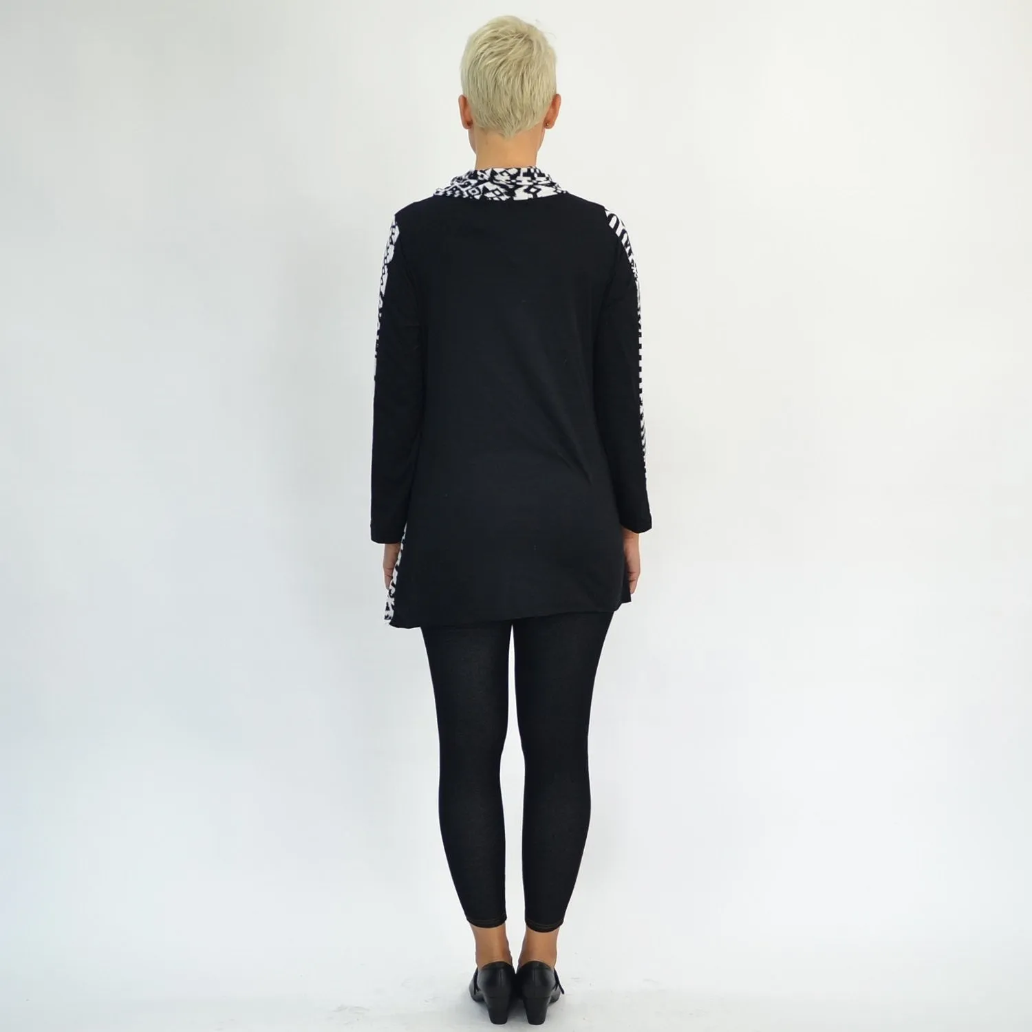 Black White Tribal Tunic