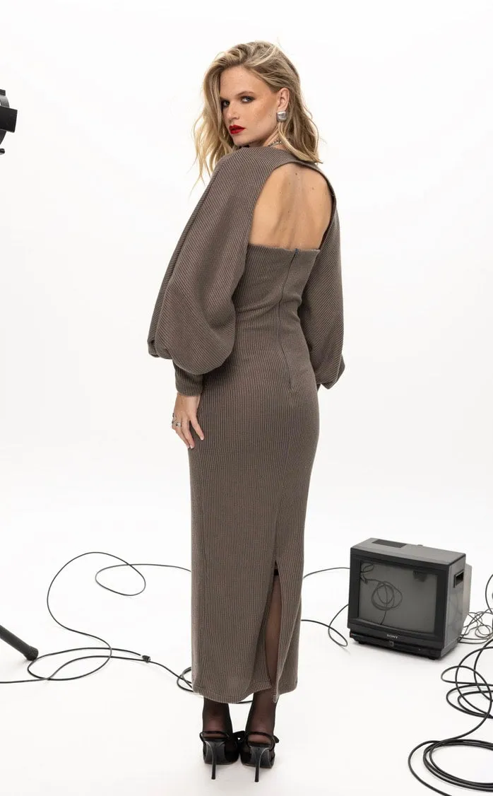 Bold knit 2 piece dress