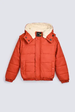 BOYS WARM QUILTED JACKET