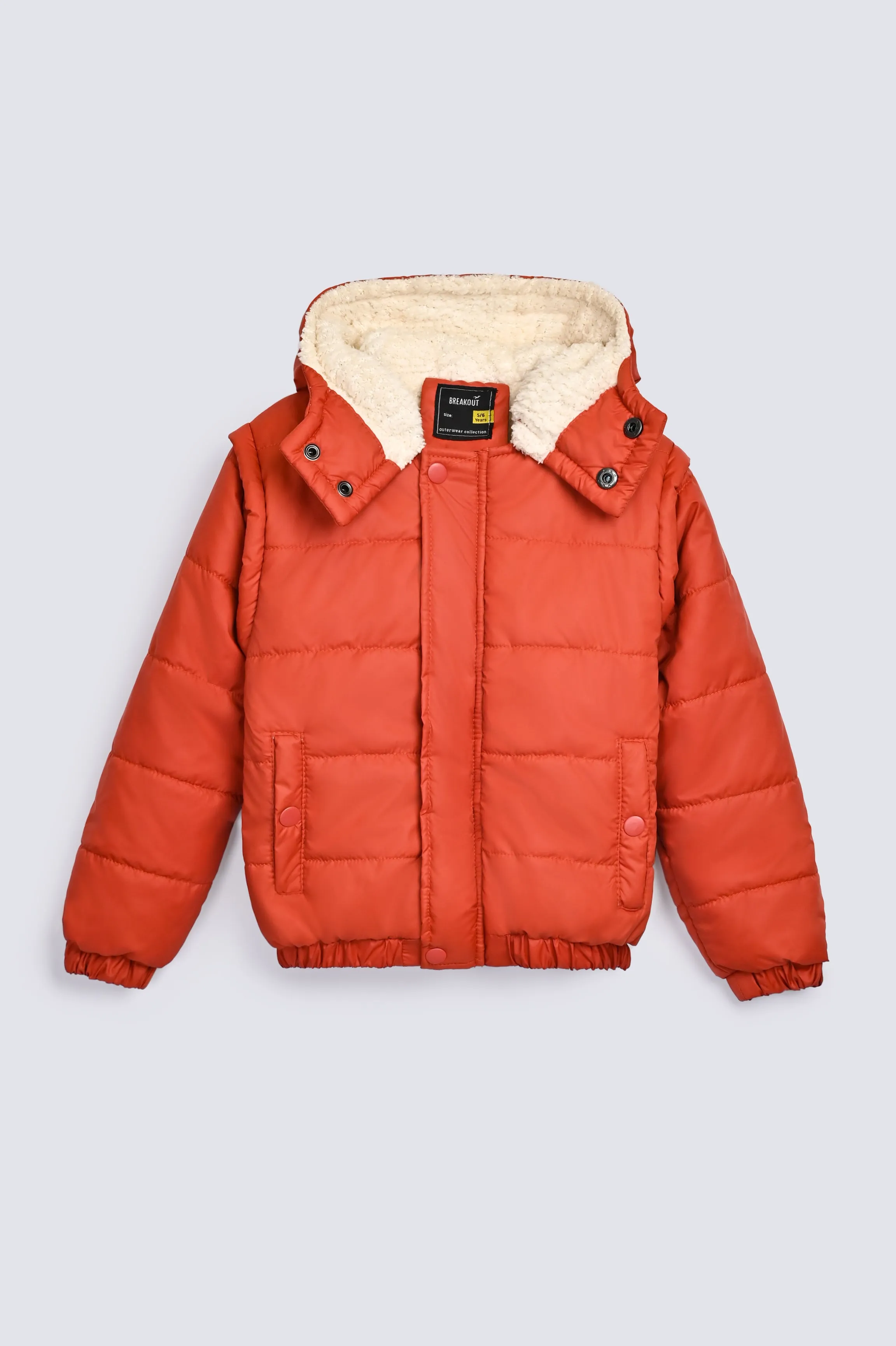 BOYS WARM QUILTED JACKET