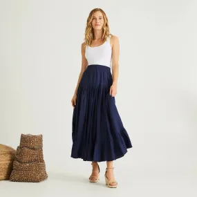 Calypso Lourdes Skirt - Midnight