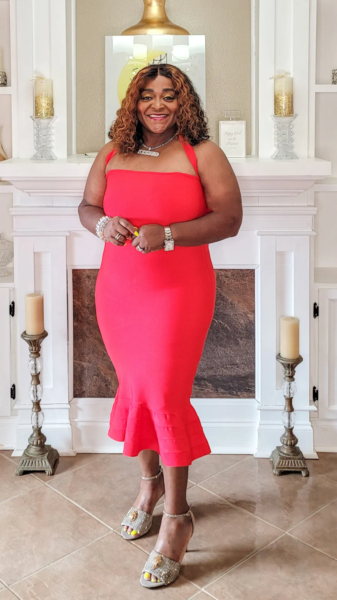 Can You Handle It Curve Dress - Red